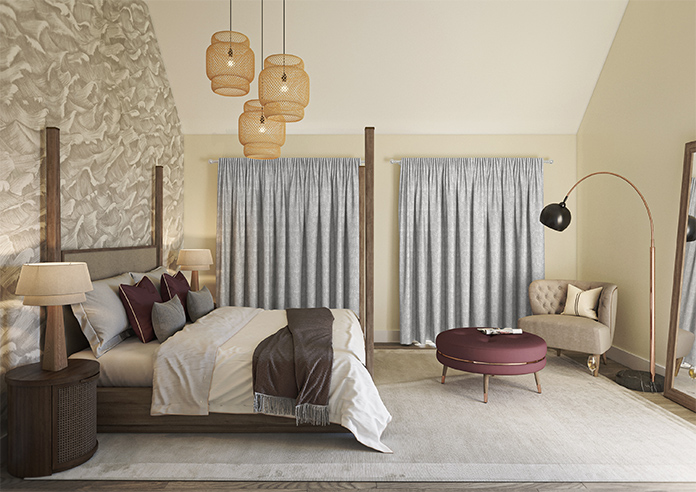 Nerida, Pebble - Made to Measure Curtains - Image 15